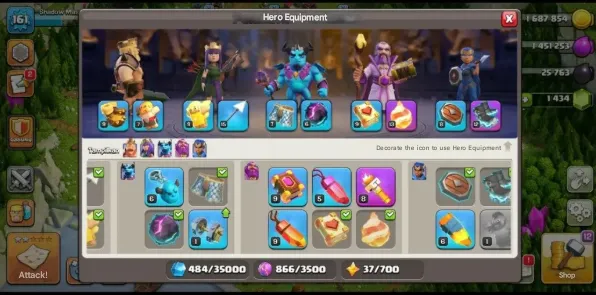 COC182 High Level TH16 With Strong Heroes, Pets & Hero Equipment 